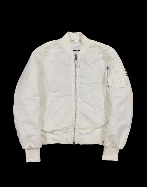 Rarelarney Celebrity X Alpha Industries White Bomber Jacket/streetwear  Fashion Usa - Etsy