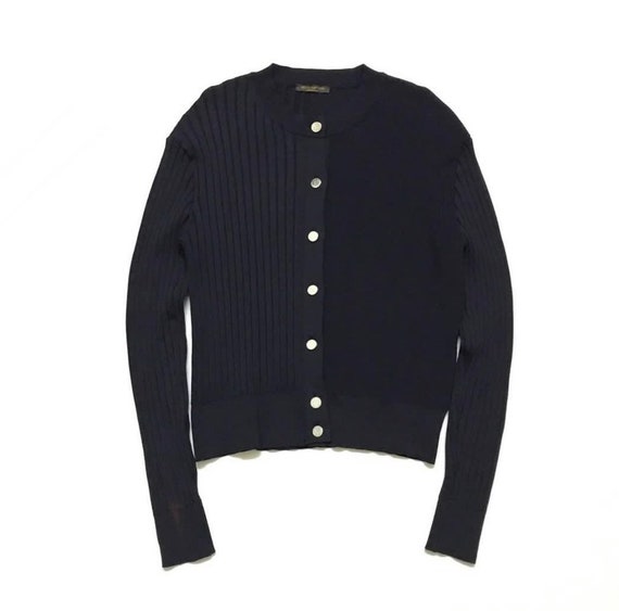 Louis Vuitton Tricolor Knit High Neck Pullover