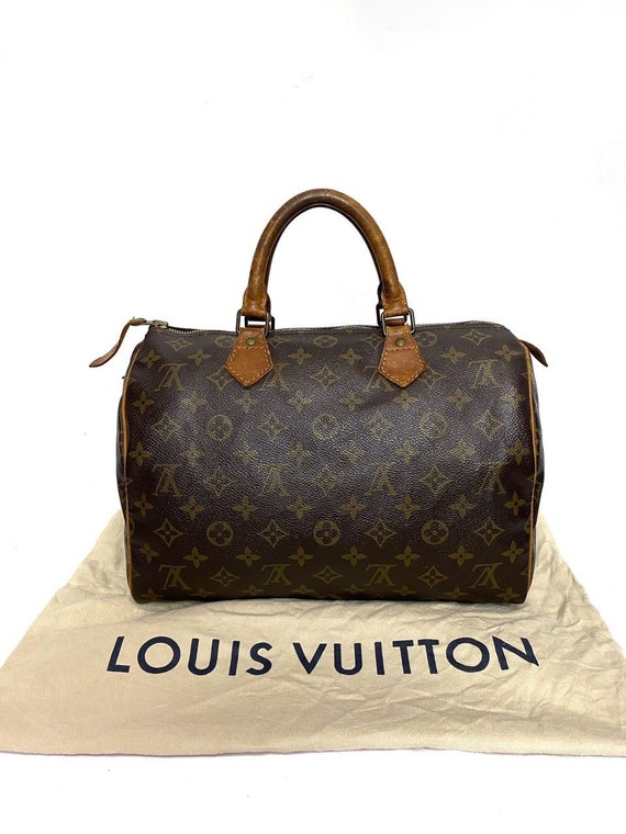 Vtg!!!Rare Authentic Louis Vuitton Speedy 30/Loui… - image 2