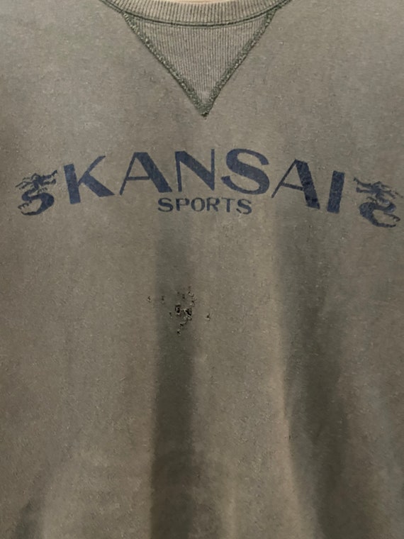 Vtg!!!Rare Kansai Yamamoto Sweatshirt Crewneck Pu… - image 6