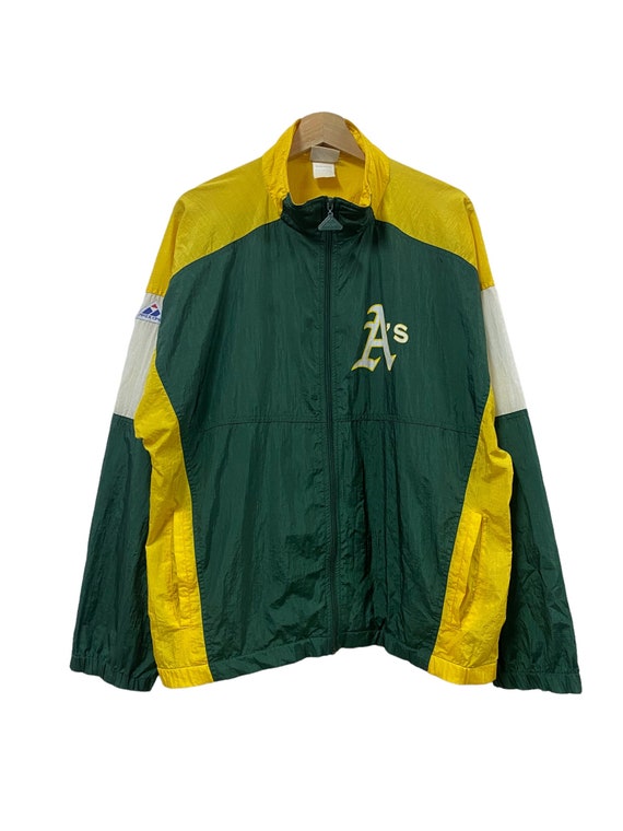Vtgrare 90s MLB Oakland Athletics Windbreaker Jacket 