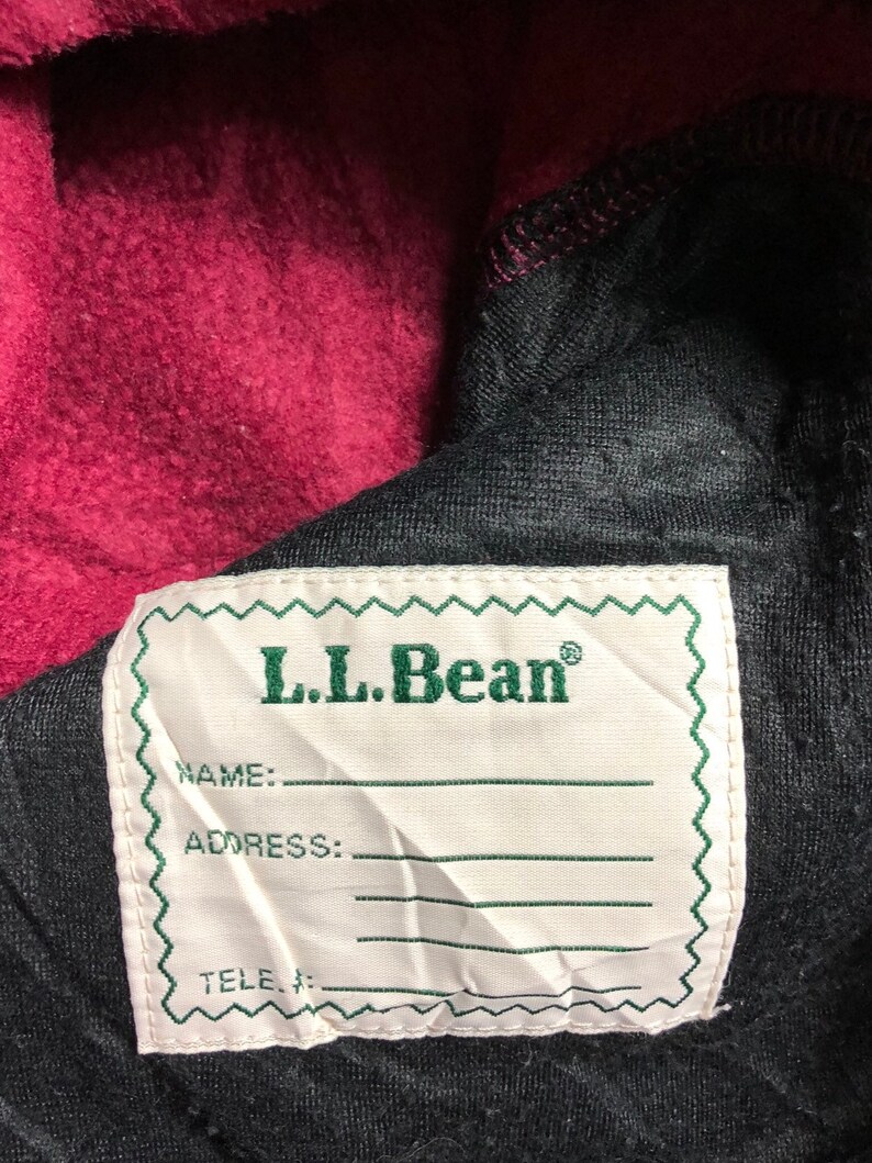 LL Bean Fleece Colour Block