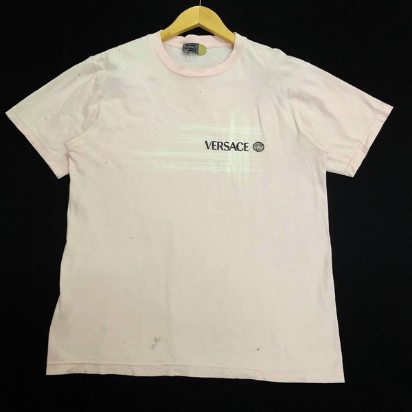 Vtg!!!90’s Versace Jeans Couture Shirt/LLuxury Versace Shirt/Og Logo/size M