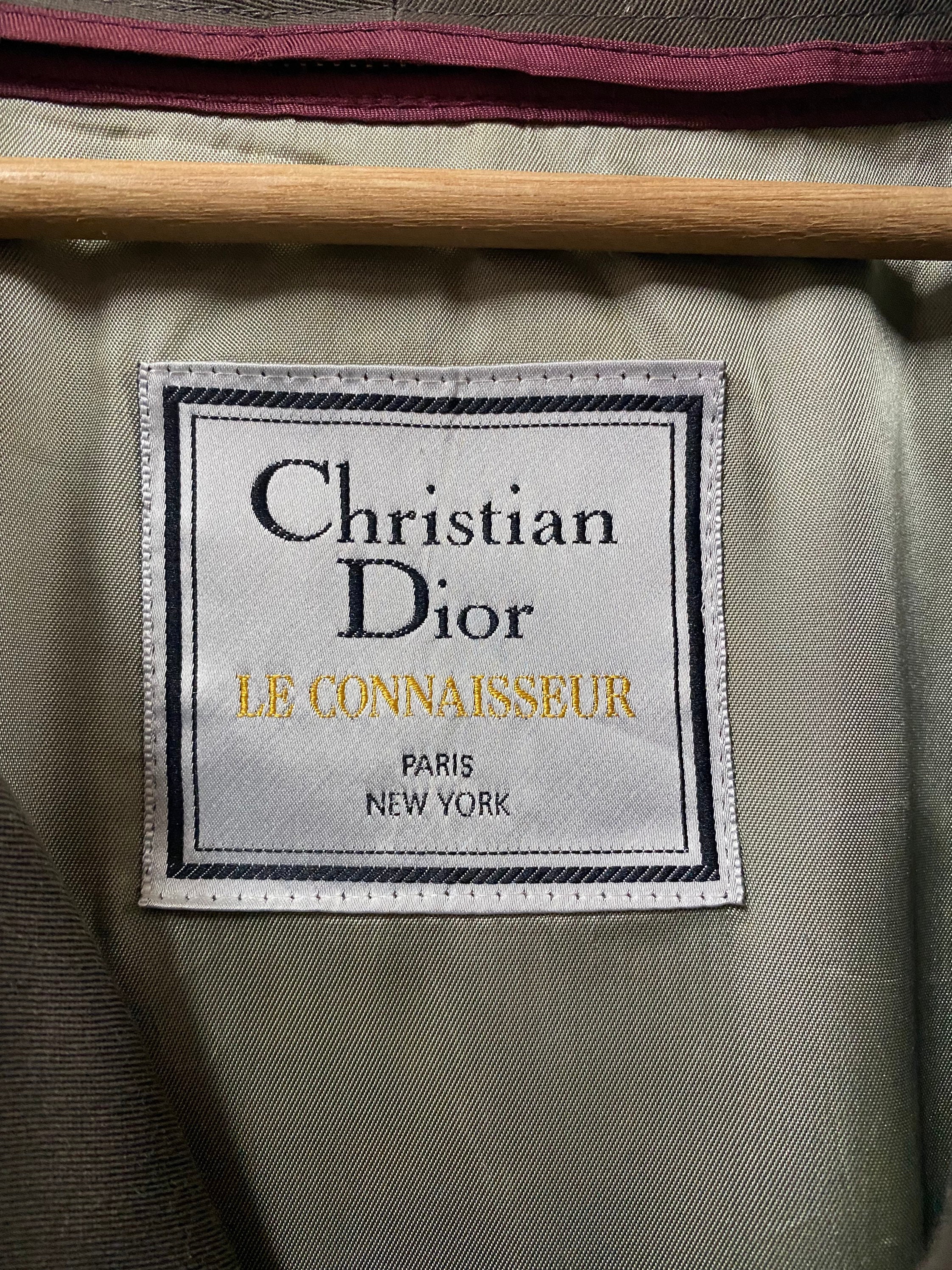 Christian dior le shop connaisseur leather jacket