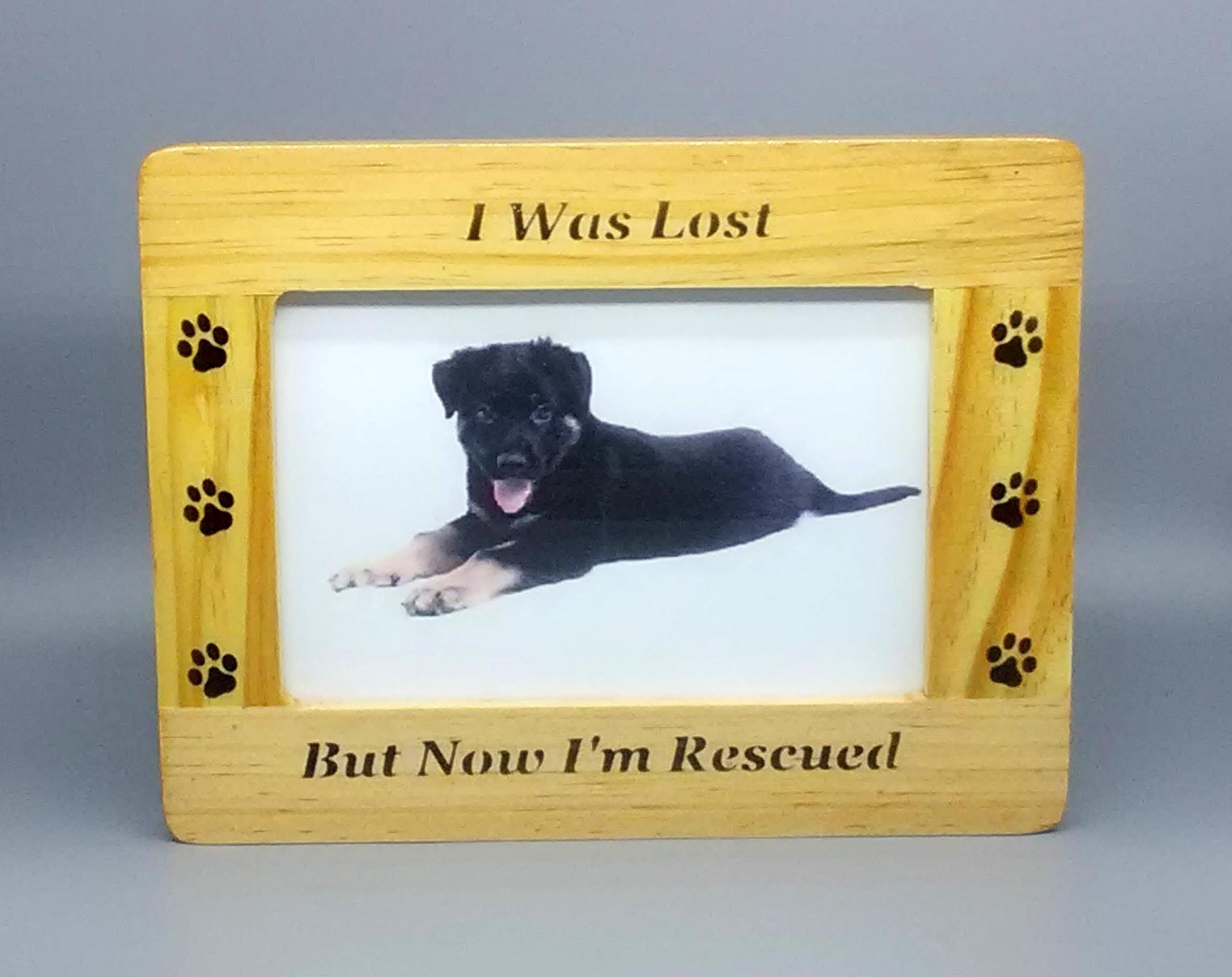 Pet Rescue Animal Rescue Animal Adoption Dog Photo Frames Etsy