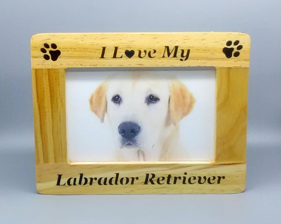 Labrador Retriever Picture Frames Labrador Retriever Gifts Etsy