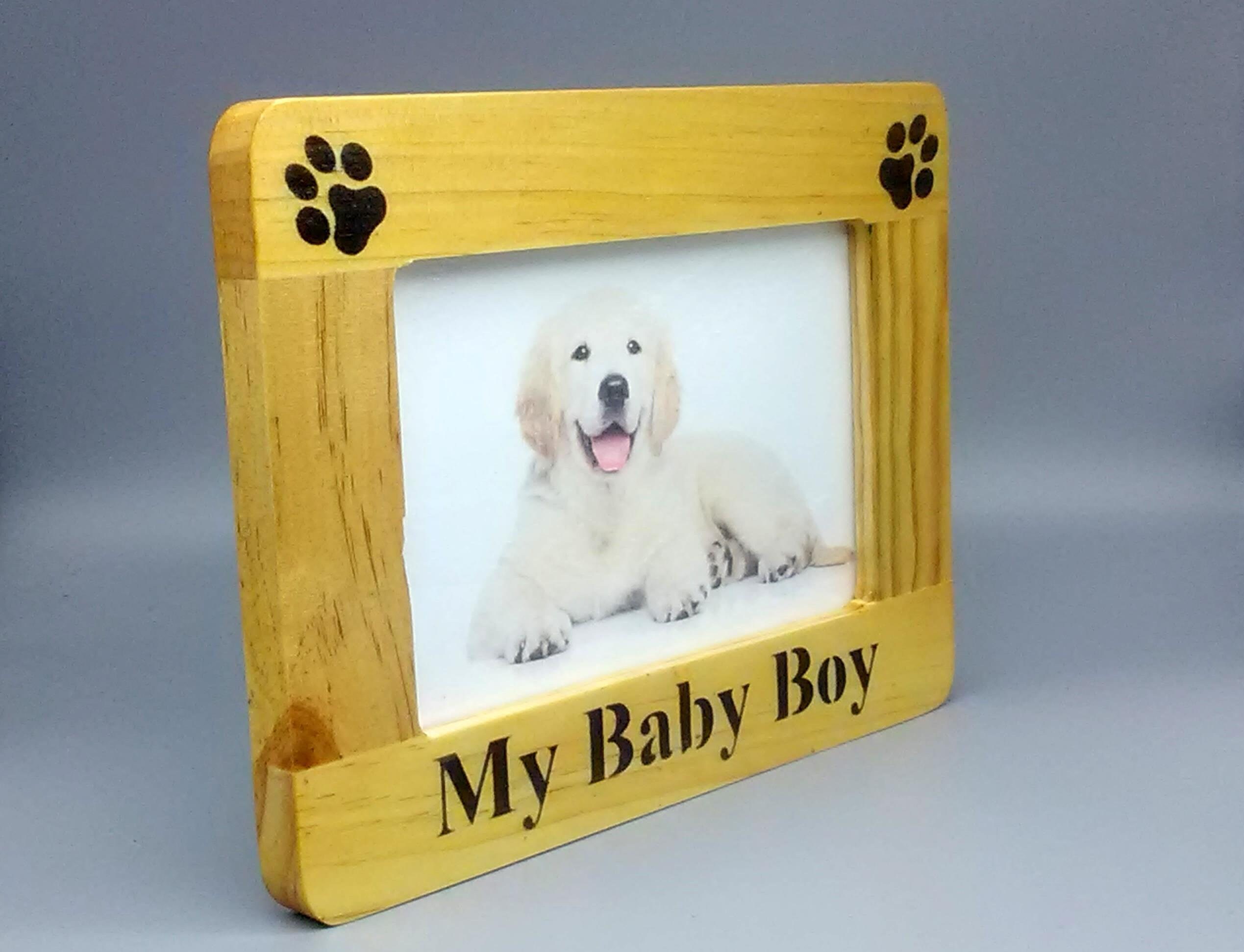 My Baby Boy Picture Frame Pet Picture Frames Dog Picture Etsy