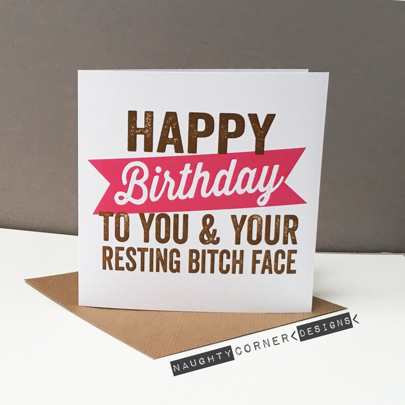 Rude Birthday Card Rude Cards Rude Card Birthday Card Funny - Etsy