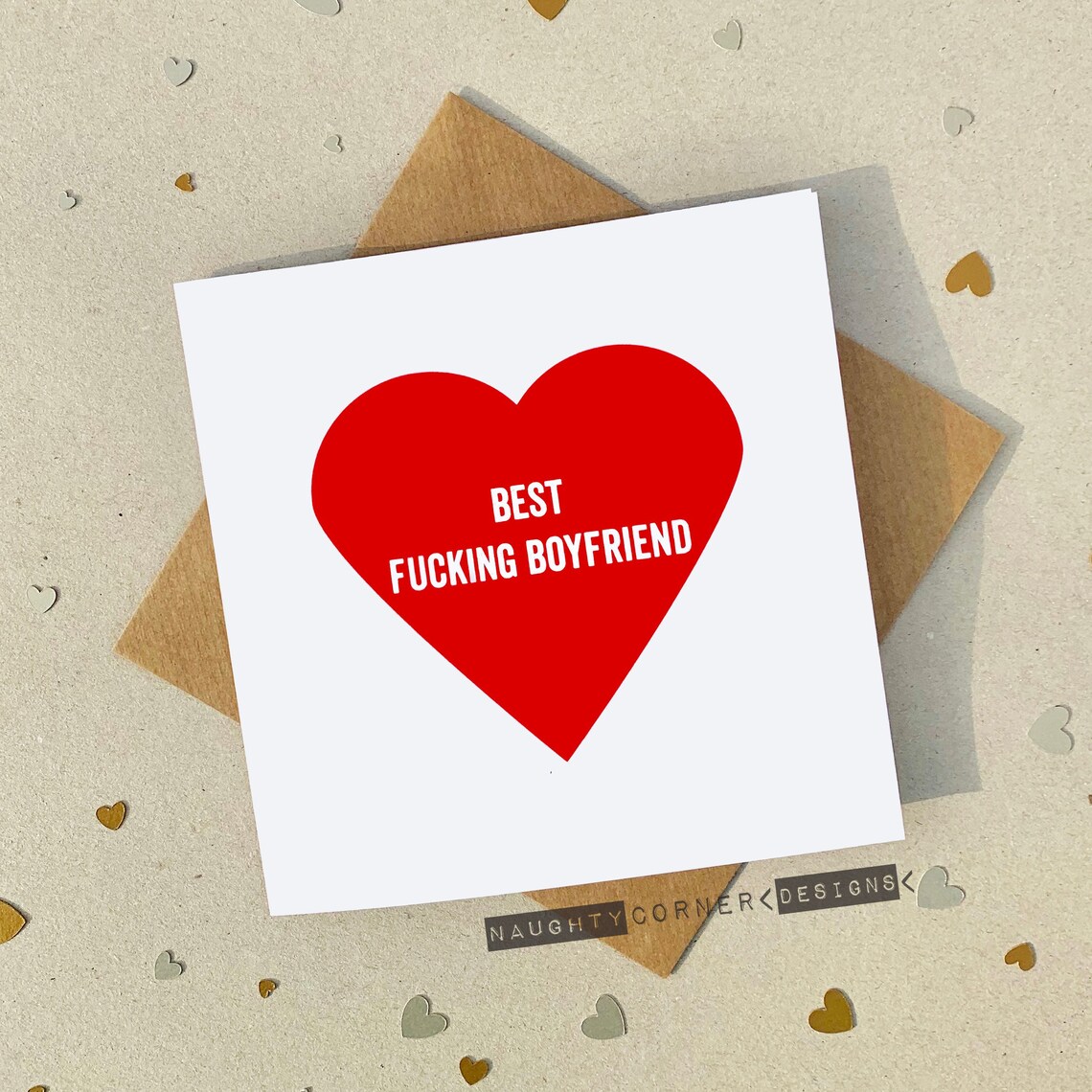 Funny Rude Valentines Card For Him Funny Love You Heart Best Etsy