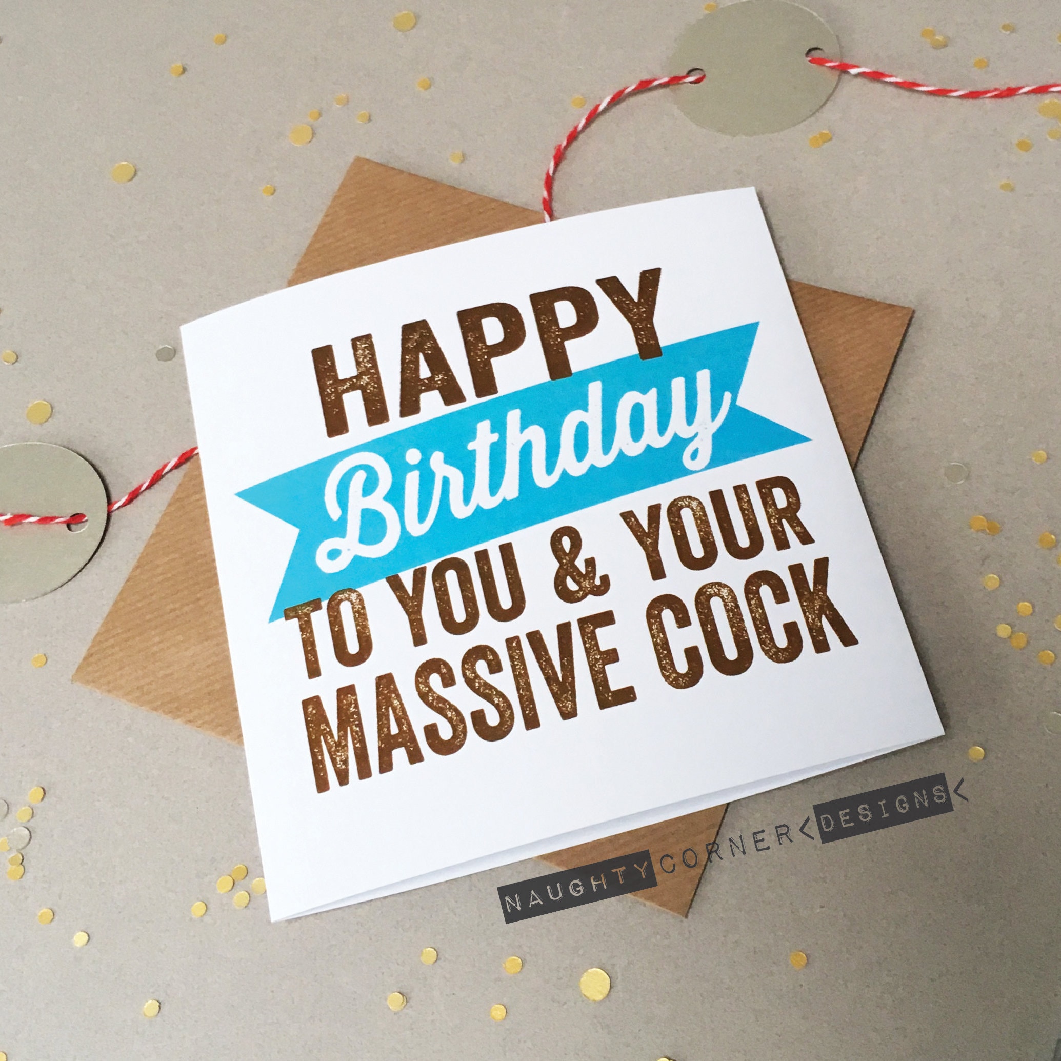 Dick Birthday Card - Etsy