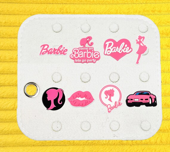 Barbie Logo 2 Shoe Crocs Charm Accessories Barbie Croc Charms - Girl croc  charms - Cute girly croc charms