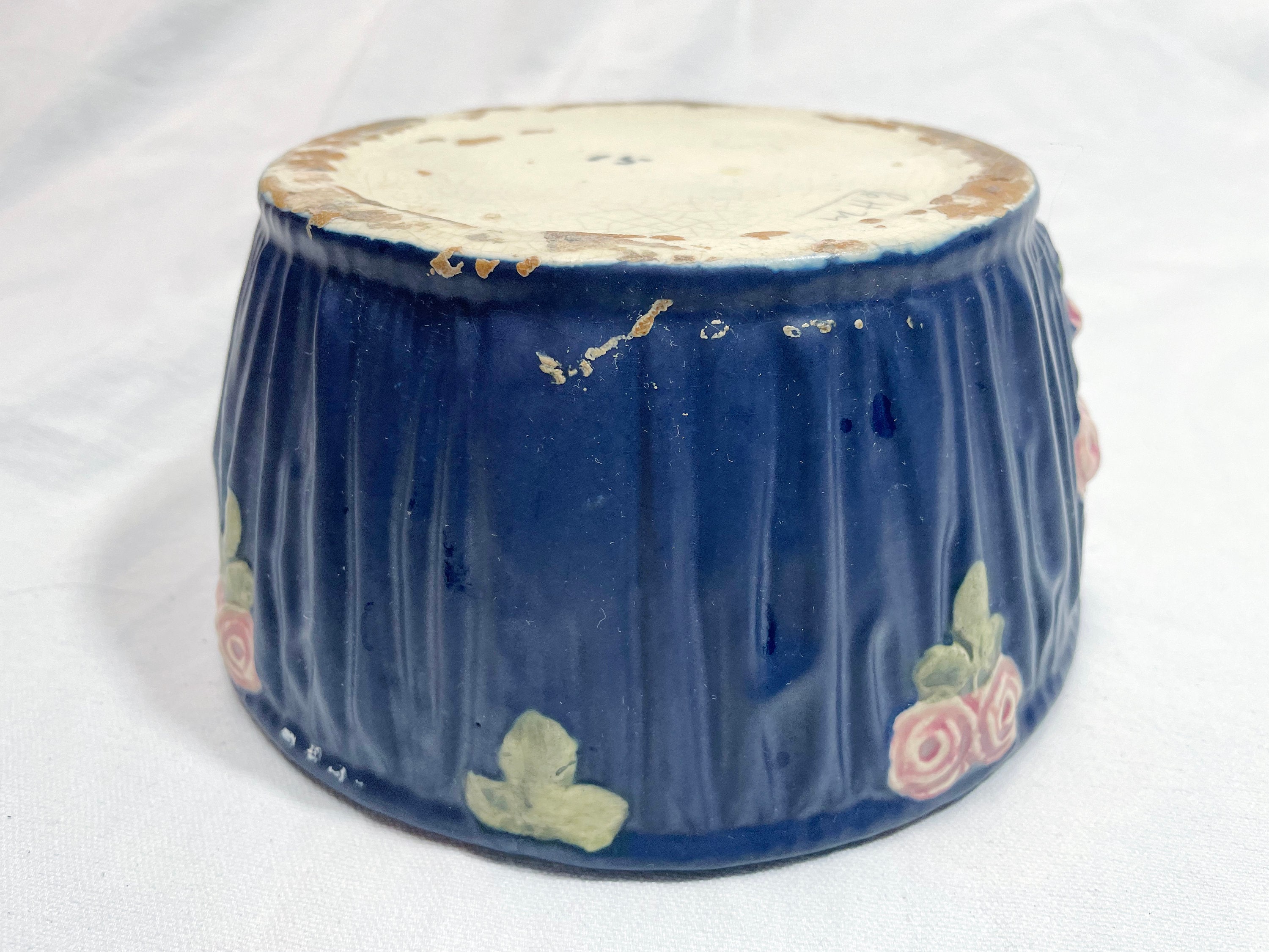 Weller Blue Drapery Bowl - Etsy