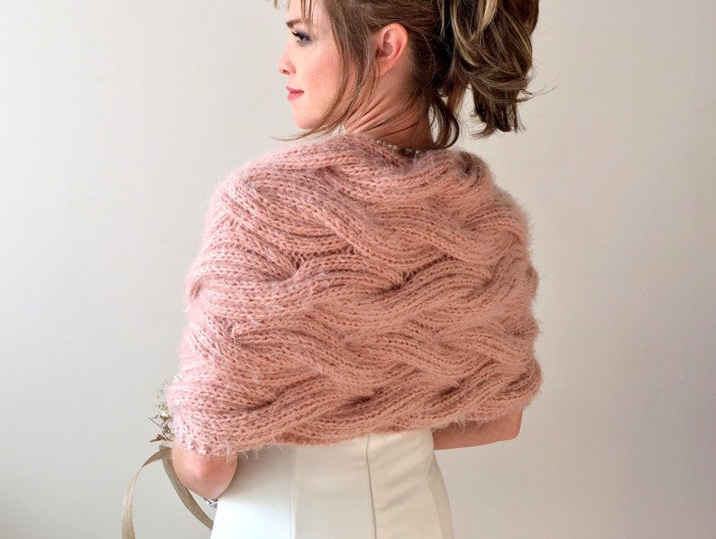 champagne wedding shawl