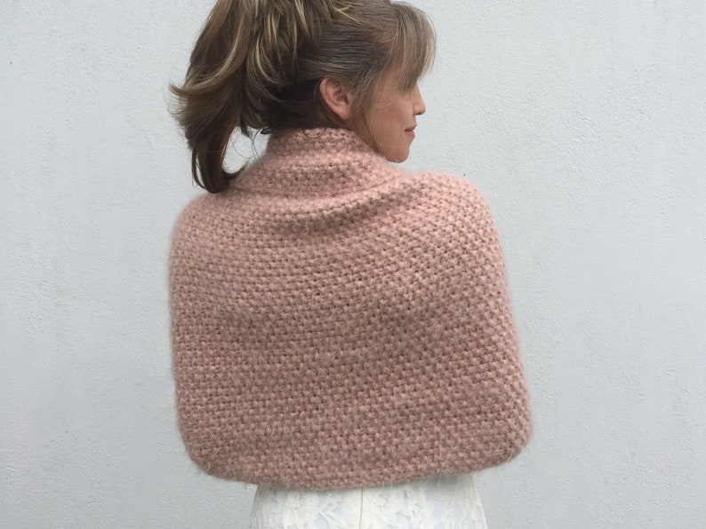pale pink shawl wrap