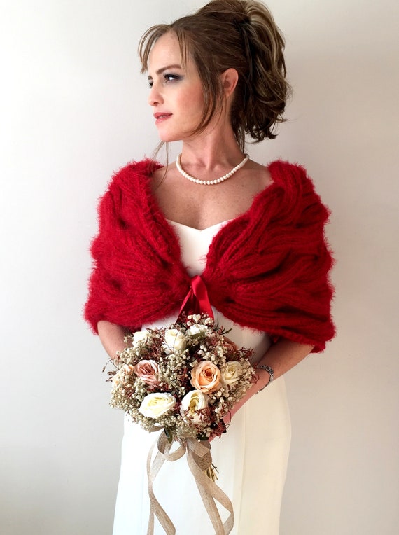 shawl for red dress Red Bridal Wedding Shawl / Bridal Wrap / Wool Shawl / Wrap / Large Bridal  Scarf / Bridesmaids Gift / Wool Scarf / Huge Scarf