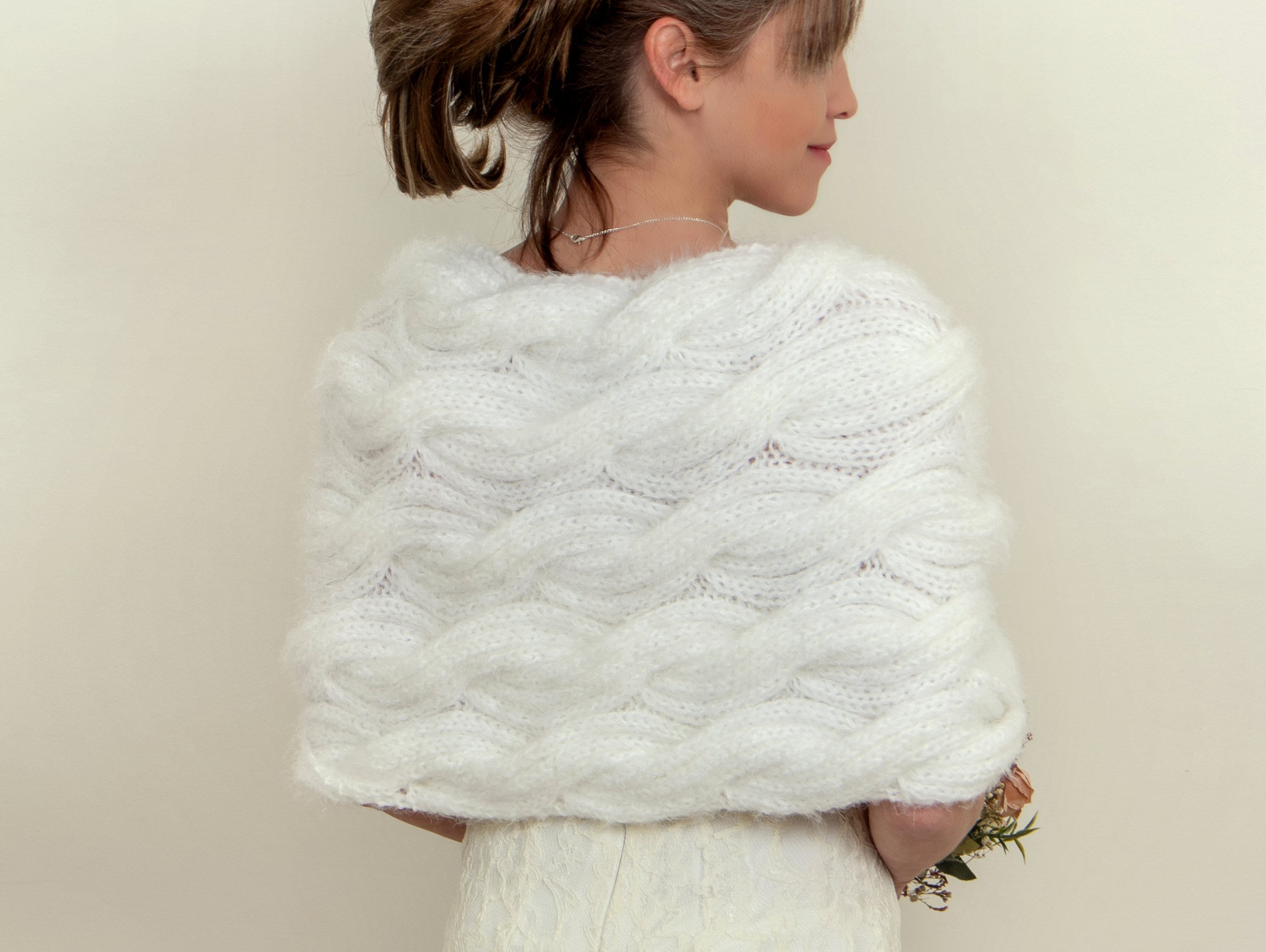 bridal winter shawl
