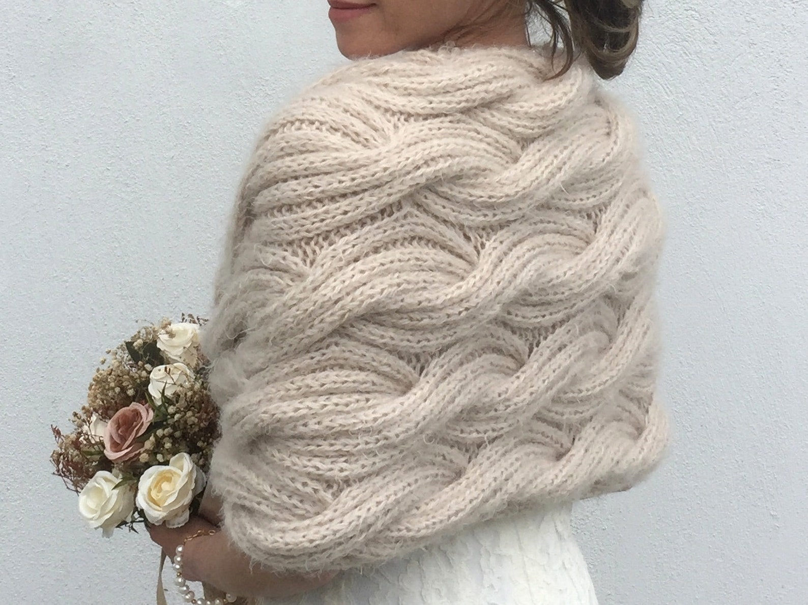 bridal wrap shawl