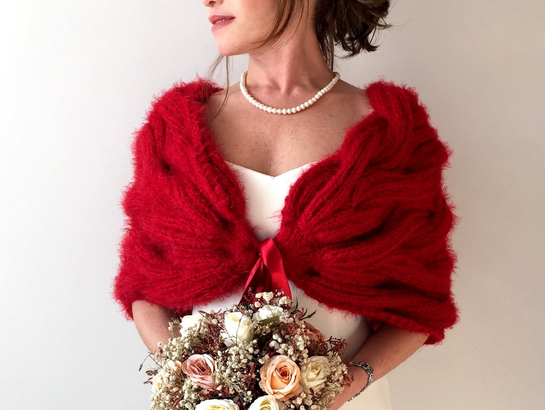 matching shawl for red dress