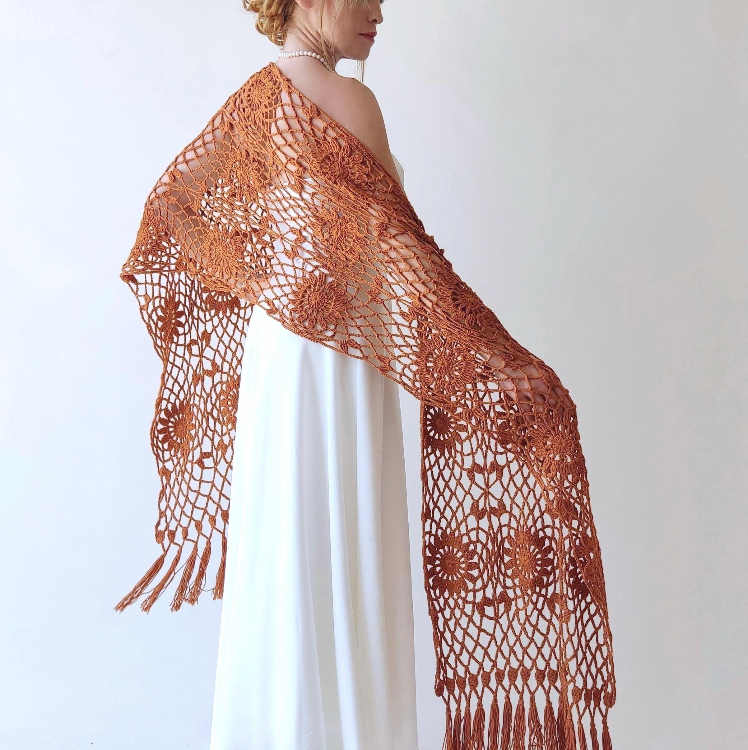 新作◆新品 salsation サルセーションShawl Rust 新作◇新品 salsation サルセーションShawl Rust il_fullxfull