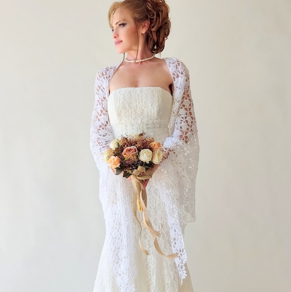 White Wedding Shawl, Bridal Evening Wrap, Bride Scarf, Lace Bridesmaid  Gift, Crochet Lace Shrug, Warm Mohair Capelet,spring Stole,triangular - Etsy