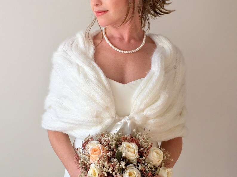 bridal winter shawl