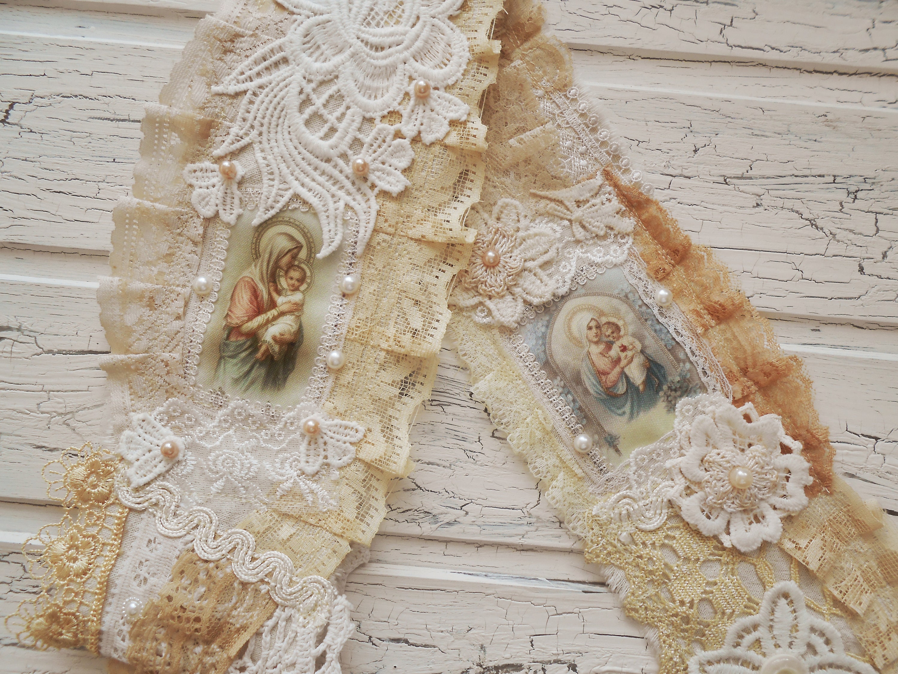 Snippet roll lace roll vintage lace snippet roll Madonna Etsy