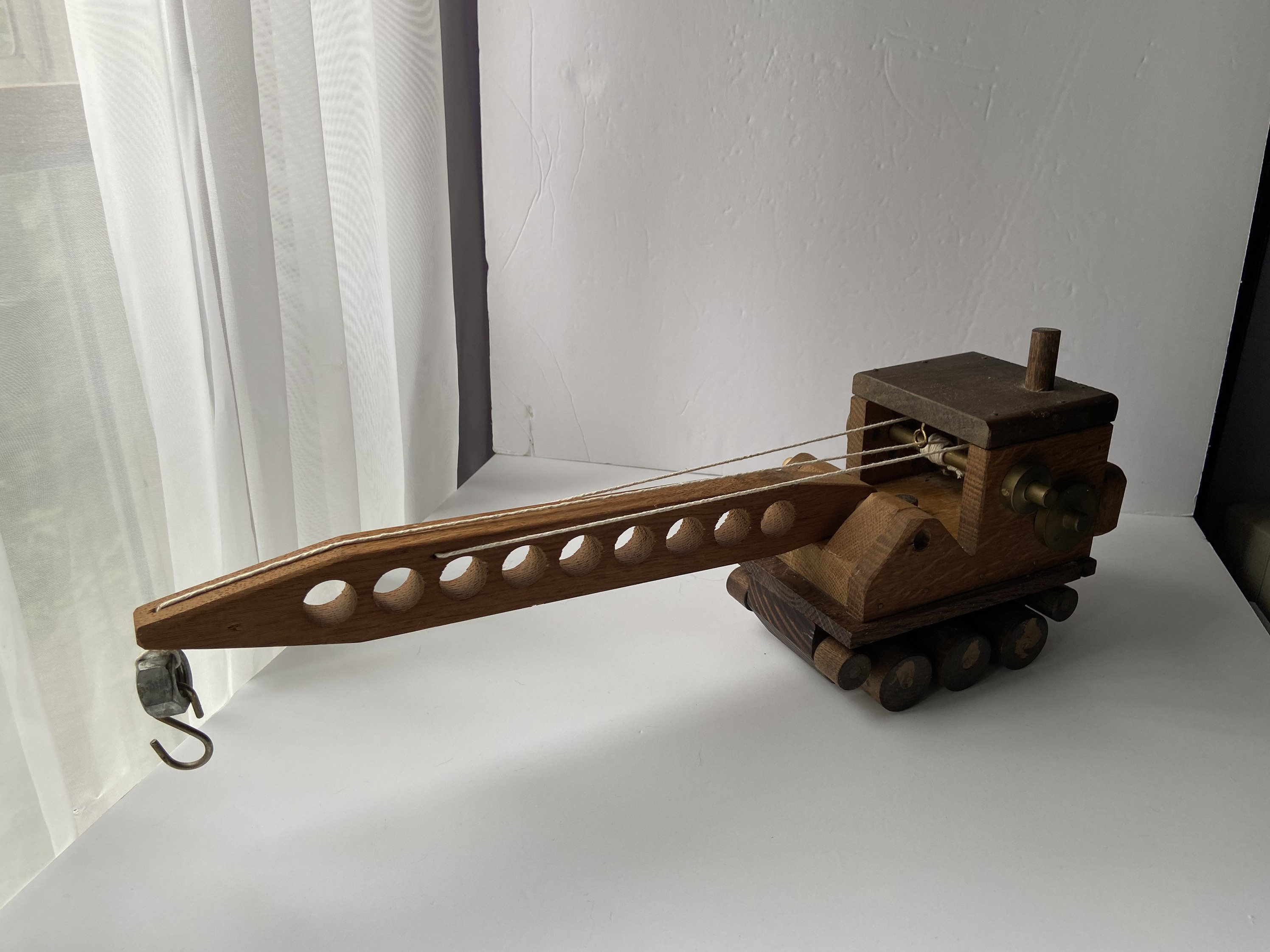 Vintage Wooden Toy Crane Mid Century MCM Style 1950s - Etsy UK