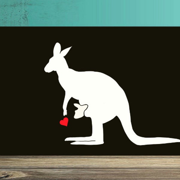 Kangaroo and Joey Etsy