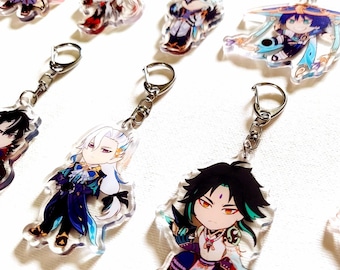 Genshin acrylic charms