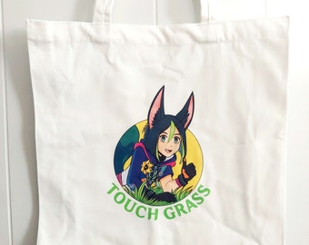 Tighnari Touch Grass Totebags