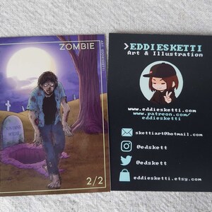 MTG Zombie Token Card