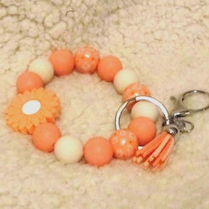 Big Bead Key Chain Bracelet