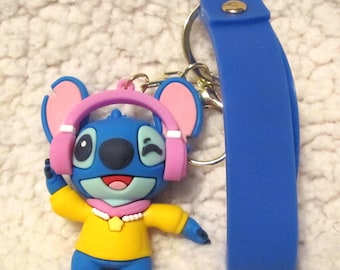 Headphone Stitch Keychain