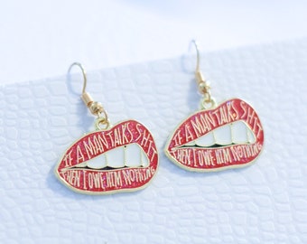 Eras Singer Earrings, Accessories, Music, Gift, Ponytail, Pop, Tay, Ts, Fans, Red, Poets, Kelce, Lover, Artist, Girls, 13, Chiefs, Favors