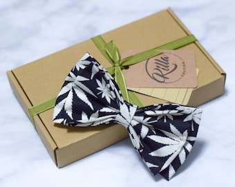 Cannabis Bows, Hair Bow, Accessories, Glow In Dark, Ponytail, Marijuana, Gift, 420, CBD, Blunt, Weed, Hemp, Killa Cultiva, Colombia