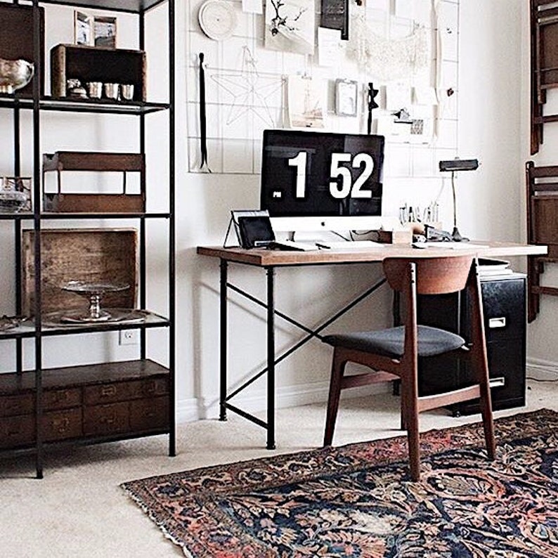 White wire wall grid SHELF CLIPS mood board photo Etsy