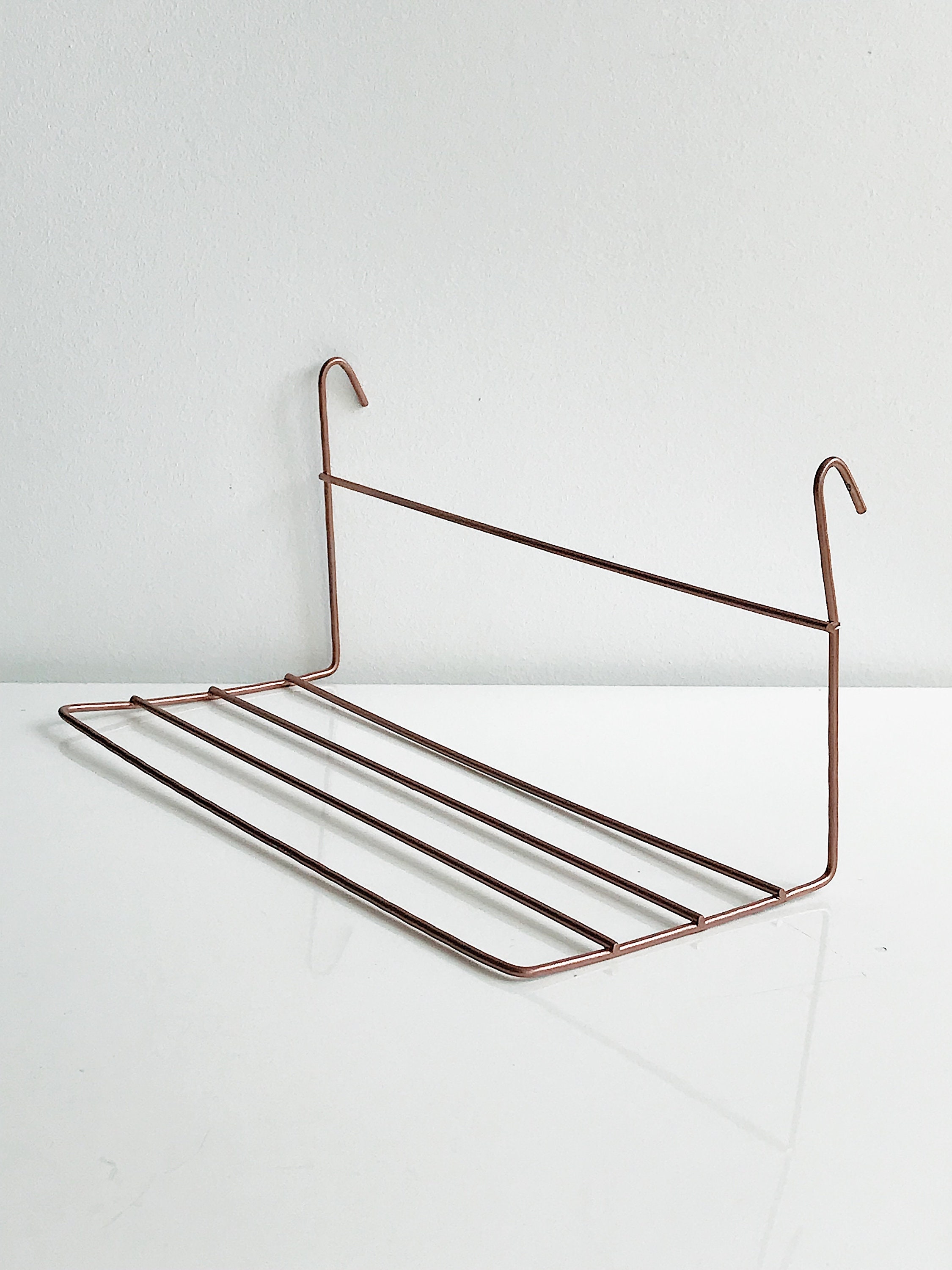 Rose Gold Wire Wall Grid SHELF CLIPS Copper Mood Board Etsy
