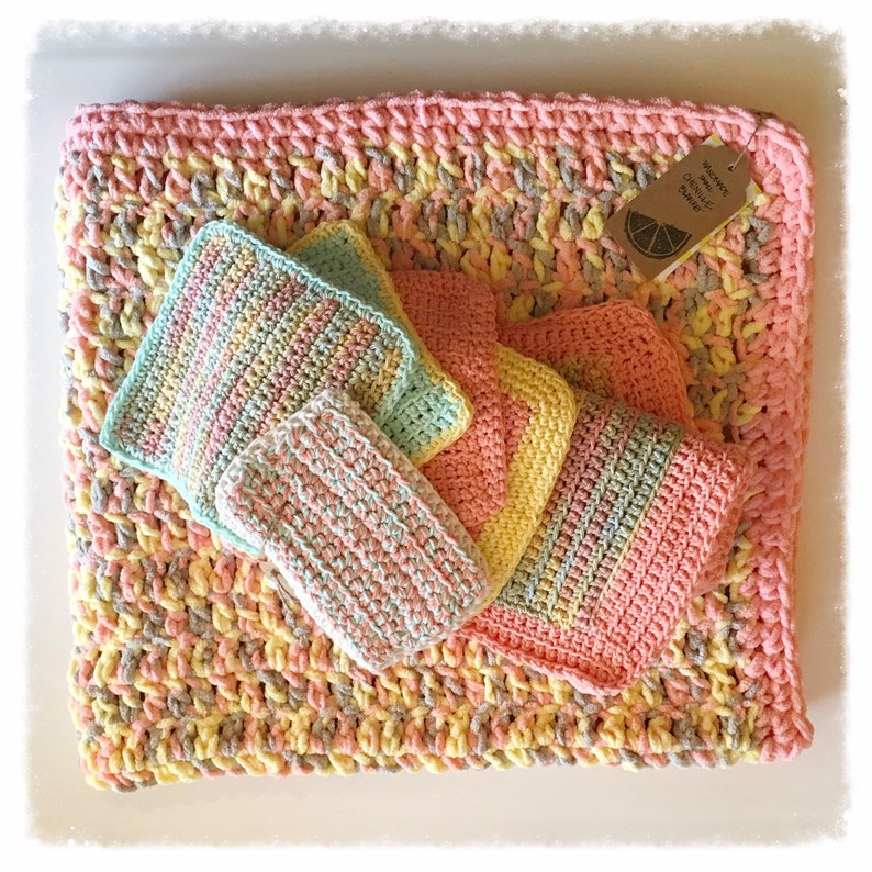 coral baby blanket