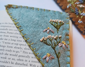 Handmade Bookmark in Light Blue