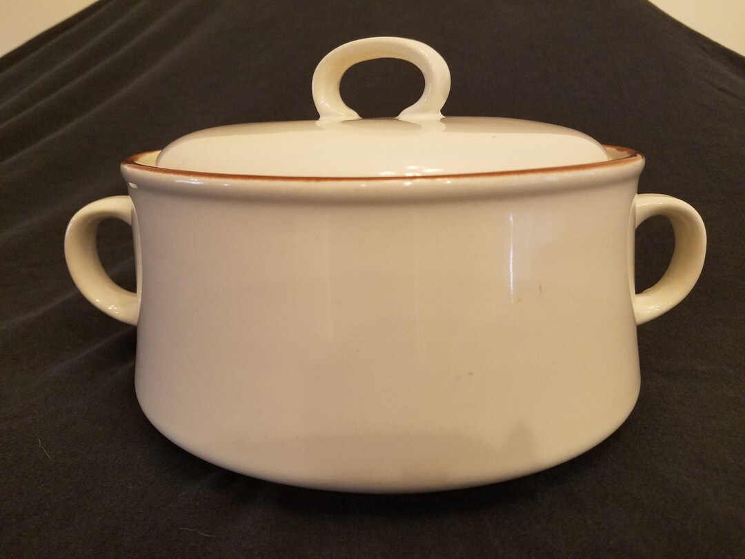 1970's Kanney Stoneware Lidded Casserole Dish Etsy