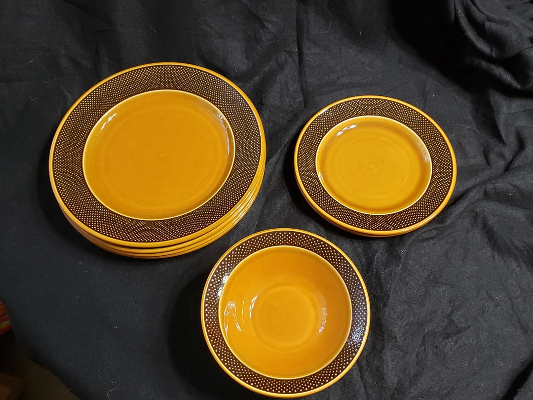 Harmony House Aurora Ironstone Dinner Plates, Salad Plates, Bowls Etsy