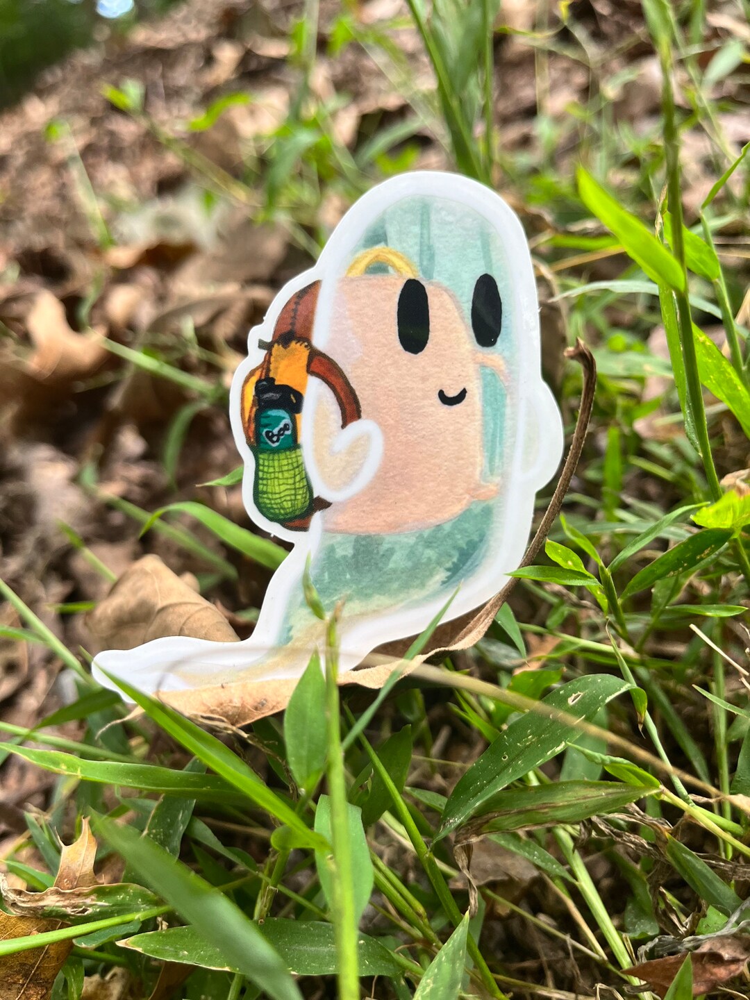 Argyle Hiking Sticker cat Not Included - Etsy
