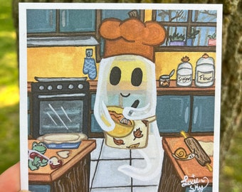 Argyle Baking Art Print