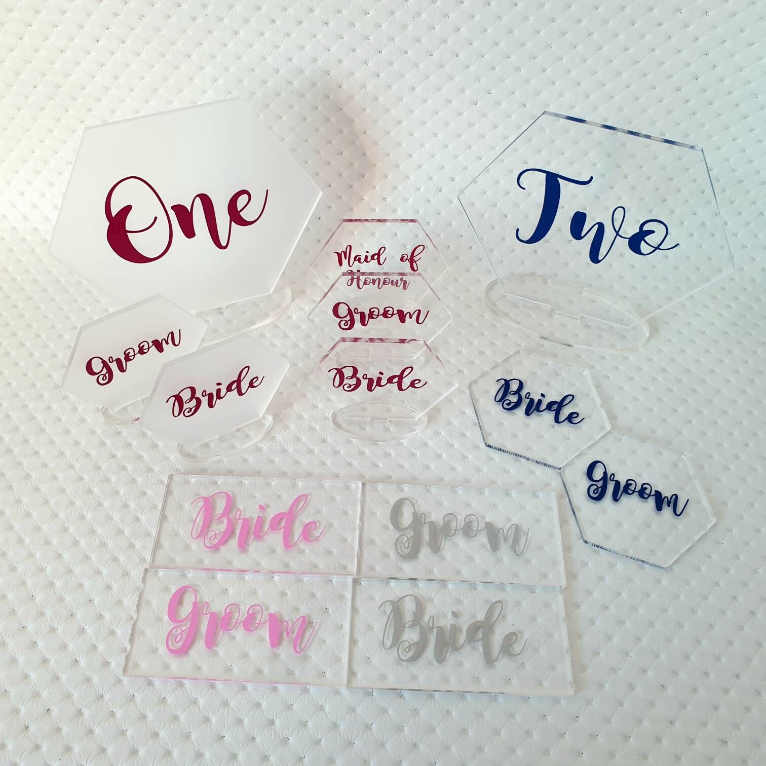 Acrylic Place Name Acrylic Place Setting Acrylic Wedding Etsy