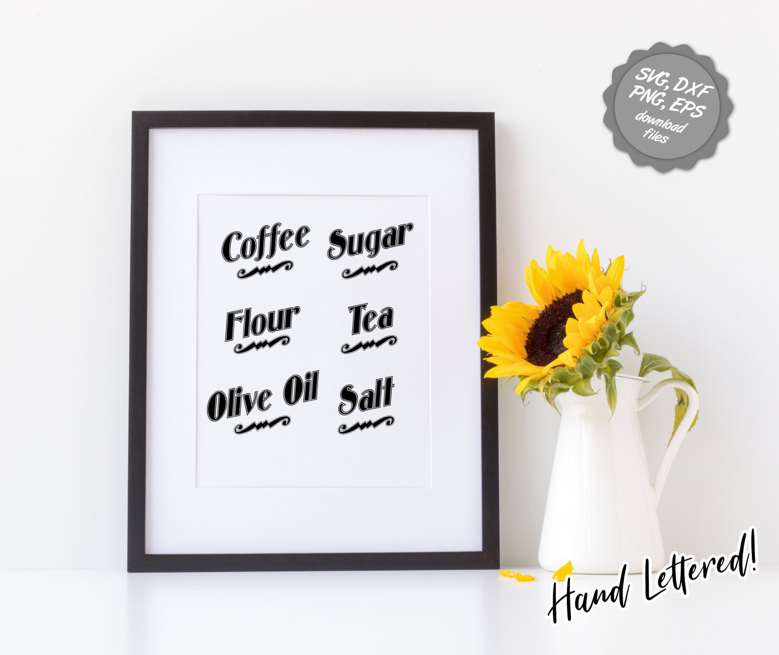 Download Kitchen Labels Svg Cutting File Svg File Cut File File For Etsy PSD Mockup Templates