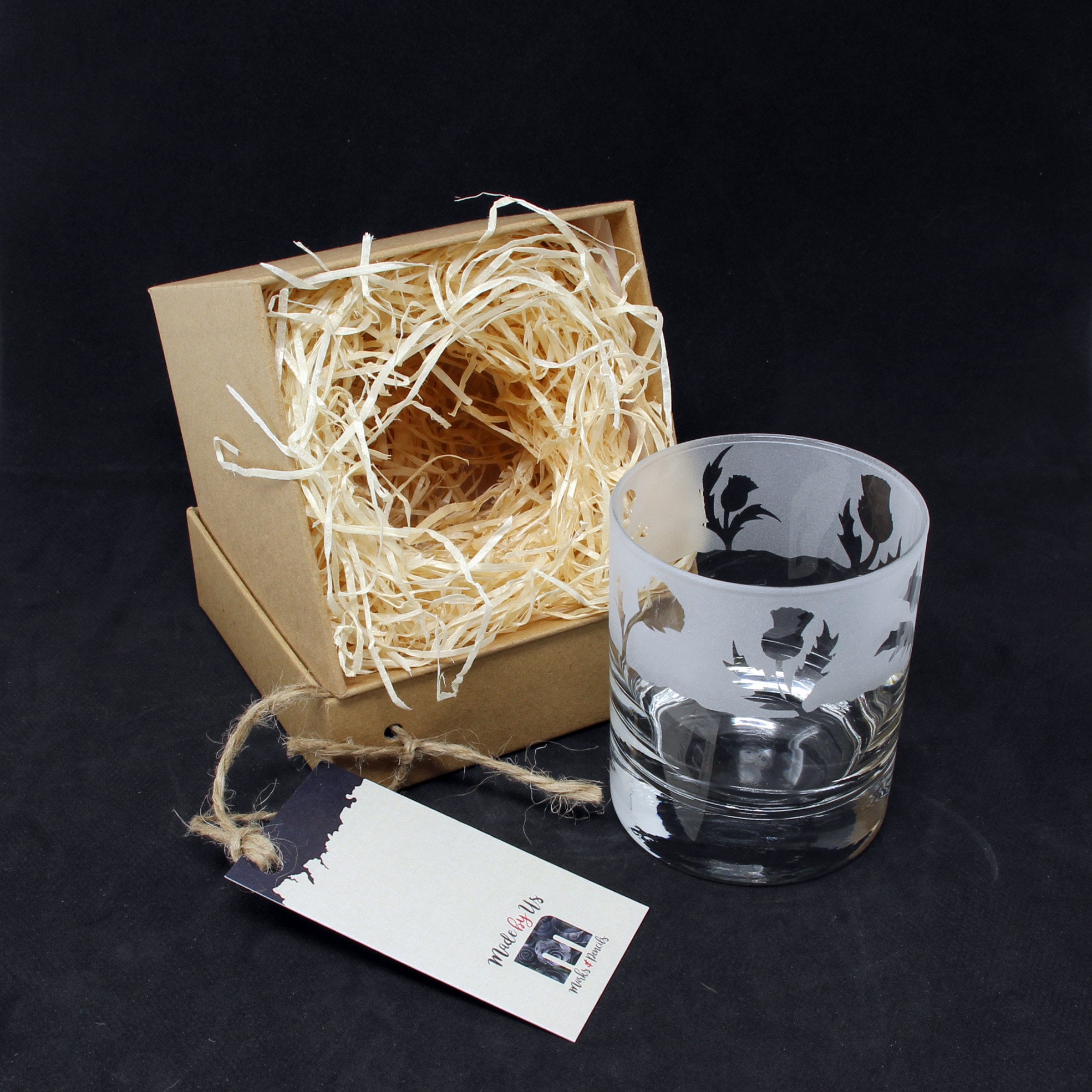 Thistle Whisky Glass Etsy UK