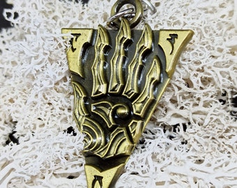 Fantasy God Goddess Online Necklace Keychain Pendant Keyring Lord Vivec the Warrior Poet