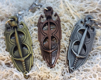 Akatosh Amulet - Elder Scrolls necklace - Skyrim necklace - Elder Scrolls cosplay - Skyrim cosplay - Elder Scrolls jewelry