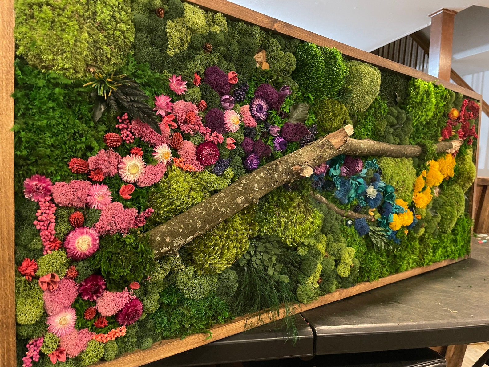 Moss Wall Art. Moss Wall. Extra Large Art. Preserved Moss. Etsy