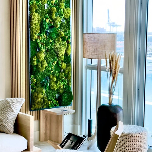 Lush. Large Moss Wall Art Moss Art Work Moss Art Preserved Etsy